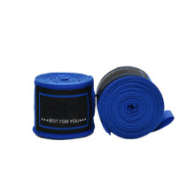 Elasticated Fabric Boxing Hand Wraps For Combat Sports, Stretch Fleece And Cotton Provides Breathable Material And Shock Absorbing Design, Versatile F
