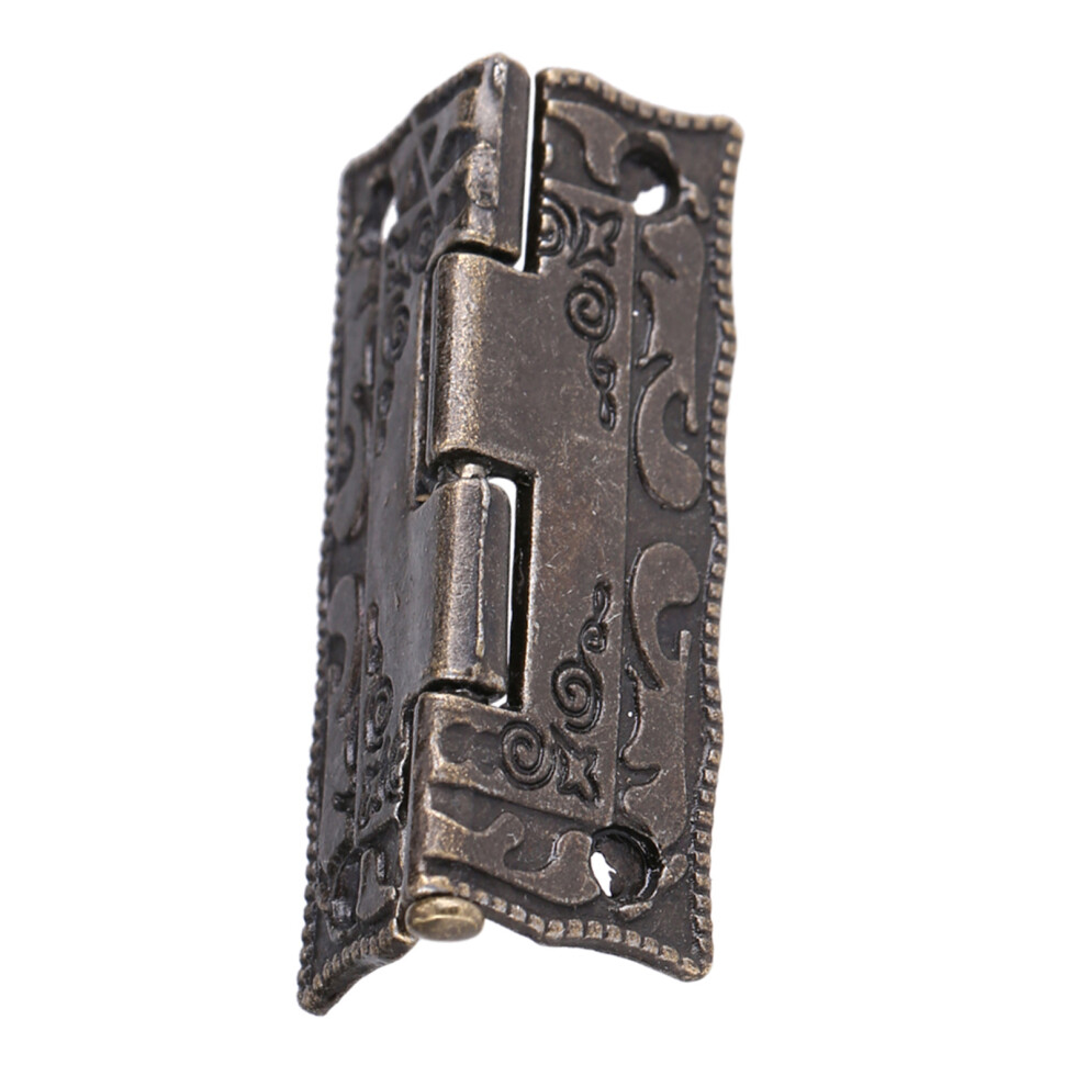 10Pcs 0-270 Antique Bronze Jewelry Box Cabinet Door Hinges For Furniture 9411382810148