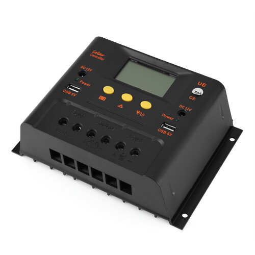 Ηλιακός ελεγκτής φόρτισης PWM με οθόνη LCD Display30A MPPT Ηλιακός ελεγκτής στιγμιαίας 2