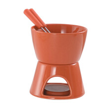 Chocolate Fondue Pot Cookware Melt Hot Pot Bowl Set for Broth Cooking