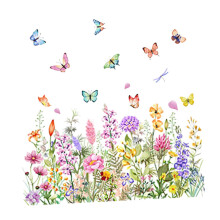 Garden Flowers Window Sticker Flower Window Decal for Holiday Bedroom