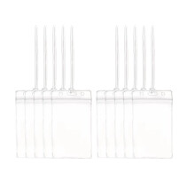 10x Clear Luggage Tags Portable Baggage Label for Outdoor Business Tra