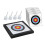 Archery Target Self Adhesives Training Accessories for Adults Backyard 1