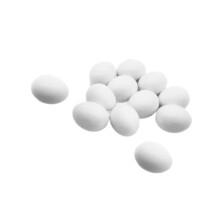 12x Solid Plastic Pigeon Eggs Homing Pigeon White Incubation Dove Fals