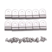 12x 3/16" Brake Line Clamp High Performance Brake Line Retainers Acces