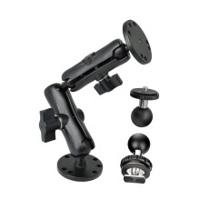 Fish Finder Mount Base Adjustable Sturdy 1" Ball Mount for Boat Marine