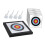 Archery Target Self Adhesives Training Accessories for Adults Backyard 2