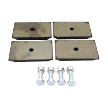 4Pcs Rear Suspend Leaf Spring Pads Component for Peugeot Boxer 2006-