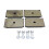 4Pcs Rear Suspend Leaf Spring Pads Component for Peugeot Boxer 2006- 1