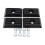 4Pcs Rear Suspend Leaf Spring Pads Component for Peugeot Boxer 2006- 2
