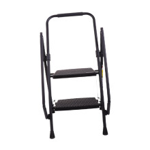 2 Step Ladder Anti Slip Pedal with Handgrip Heavy Duty for Home Kitche