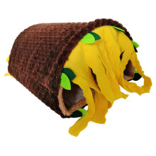 Small Animal Hideout Tube Cage House Bedding Nest for Rat Hedgehogs Sq