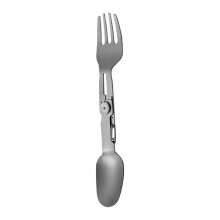 Titanium Rotating Spork Cutlery Titanium Camping Spork for Hiking BBQ
