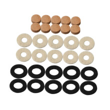 Trumpet Valve Felt Washers Cushion Drain Valve Cork Pads for Cornet Tr