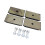 4Pcs Rear Suspend Leaf Spring Pads Component for Peugeot Boxer 2006- 3