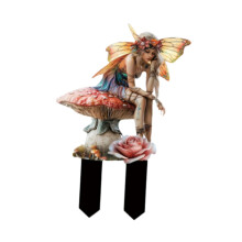 2D Decorative Garden Stakes Gifts Acrylic Plague for Outdoor Spring Ba