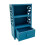 1:12 Scale Dollhouse Bookcase Mini Display Shelf for Balcony Bathroom 2