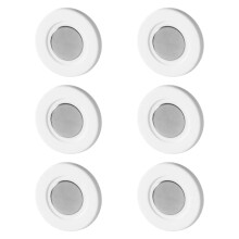 6Pcs Magnetic Remote Control Holders Holefree Installation Bed Self Ad