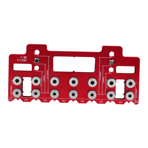 Shelf Pin Jig Practical Drill Guide Template for Bookshelf Cupboard Wo 2