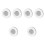 6Pcs Magnetic Remote Control Holders Holefree Installation Bed Self Ad 3