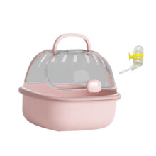 Hamster Carrier Cage Portable Dwarf Hamster Travel Carrier for Small A