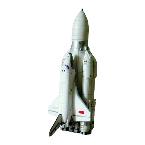 1:96 Scale Rocket Model Kit DIY Model Rocket Spacecraft Model for Kids 2