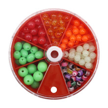 Fishing Beads Stopper Fishing Baits Space Beans for Yellow Perch Bass
