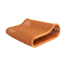 Sauna Pillow Waterproof Cool Ergonomic Curve Design Woven for Home Spa