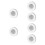 6Pcs Magnetic Remote Control Holders Holefree Installation Bed Self Ad 2