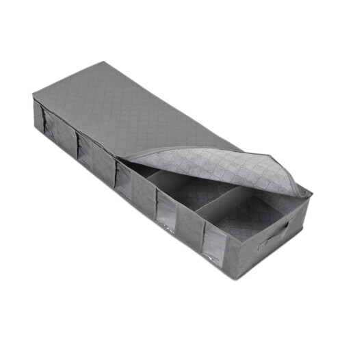 Under Bed Storage Bag Zippered Storage Container for Clothing Bedding