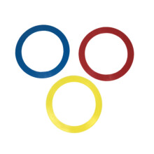 3x Juggling Rings for Acrobatic Acrobatic Troupe Props Throwing Rings