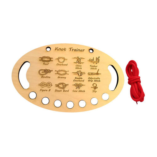 Knot Training Board Easy to Use Sturdy Construction Guide Learn to Tie 2