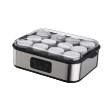 Yogurt Maker with 12 Glass Jars for Restaurant Dining Room Kitchen App