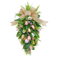 Tulip Wreath Mother's Day Gift Creative Spring Wreath for Walls Indoor