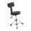 Drum Throne with Backrest Padded Portable Height Adjustable Drum Chair 2