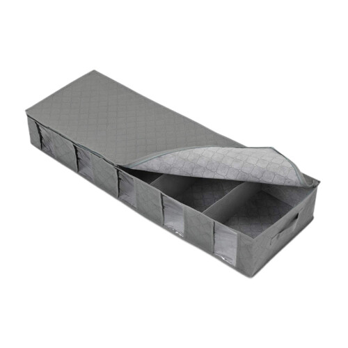 Under Bed Storage Bag Zippered Storage Container for Clothing Bedding 1