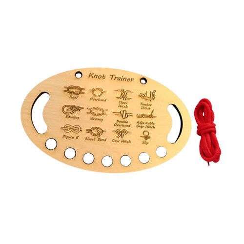 Knot Training Board Easy to Use Sturdy Construction Guide Learn to Tie 1