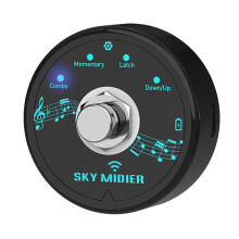 Wireless MIDI Controller Rechargeable Lightweight MIDI Foot Controller