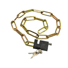 Glass Door Chain Lock Padlock for Bike Motorcycle Commercial Shop Door