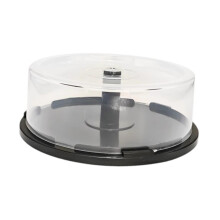 CD Storage Bucket Portable Dustproof Container for Bedroom Desktop Boo