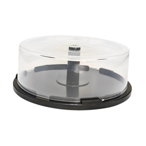CD Storage Bucket Portable Dustproof Container for Bedroom Desktop Boo