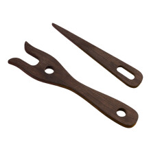 Wooden Knitting Fork Necklace Braided Supplies Handmade for Kids Dress