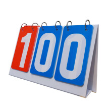 3 Digit Tabletop Score Board Flip Scoreboard for Outdoor Soccer Indoor