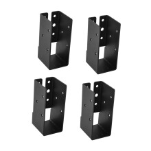 4Pcs Concealed Joist Hanger Easy Installation for 2x4" Beam Swing Wood