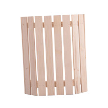 Wood Lamp Shade Rustic Wood Lampshade for Sauna Room Steam Room Decor