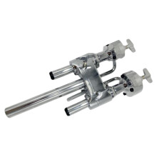 Double Tom Holder Tom Drum Mount Clamp Holder Rack for Percussion Inst