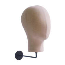 Wall Mount Kid Mannequin Head Model Foam and Cloth for Business Use Po