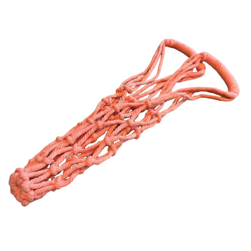 Woven Rope Drink Carrier Sturdy Macrame Cup Holder for Hiking Workout
