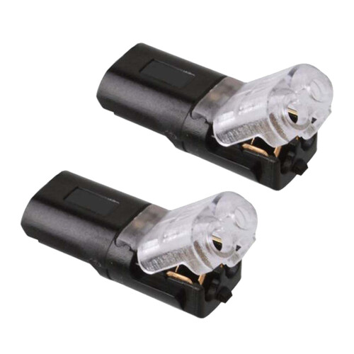 2 Pieces 2 Way Pluggable Quick Wire Connectors for Vehicle Audio 1