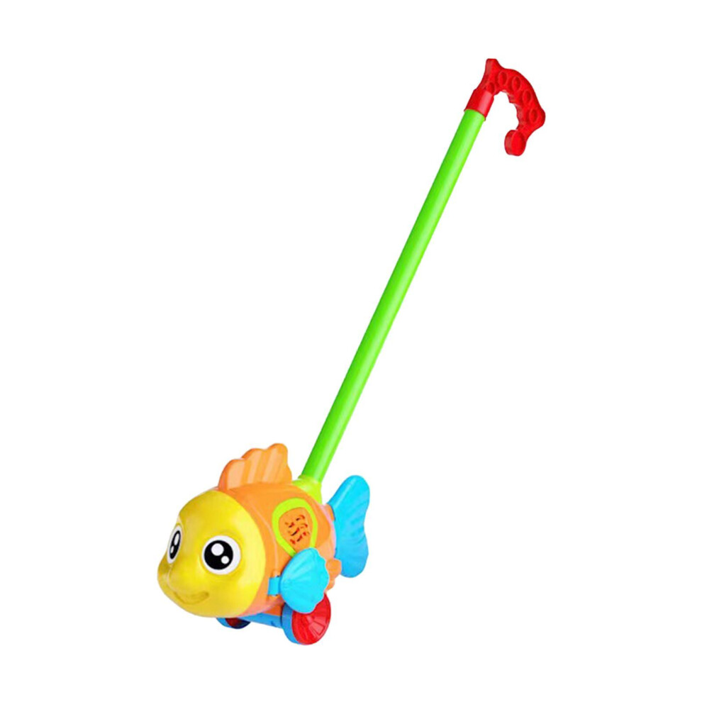 Push Along Toy Sturdy with Sound Push Pull Toy for Age 1-3 Toddlers Ch